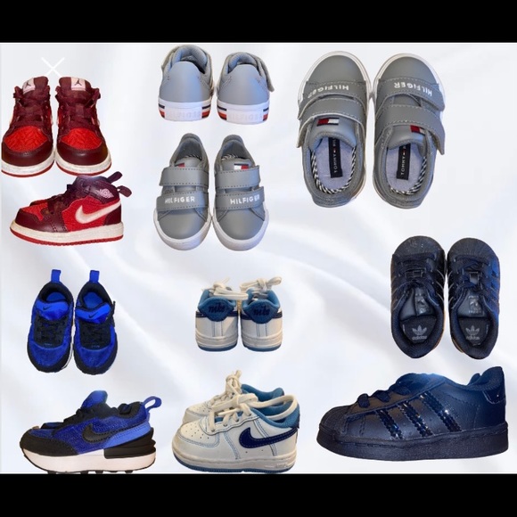 Five pairs of 4c baby shoes. - Picture 1 of 7